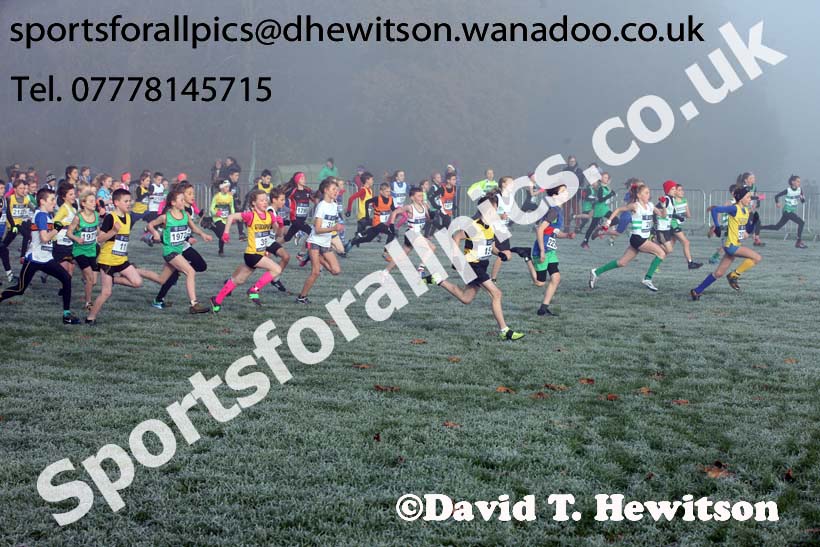Boys and Girls under-11s, European Cross Country Trials, Sefton Park, Liverpool. Photo: David T. Hewitson/Sports for All Pics